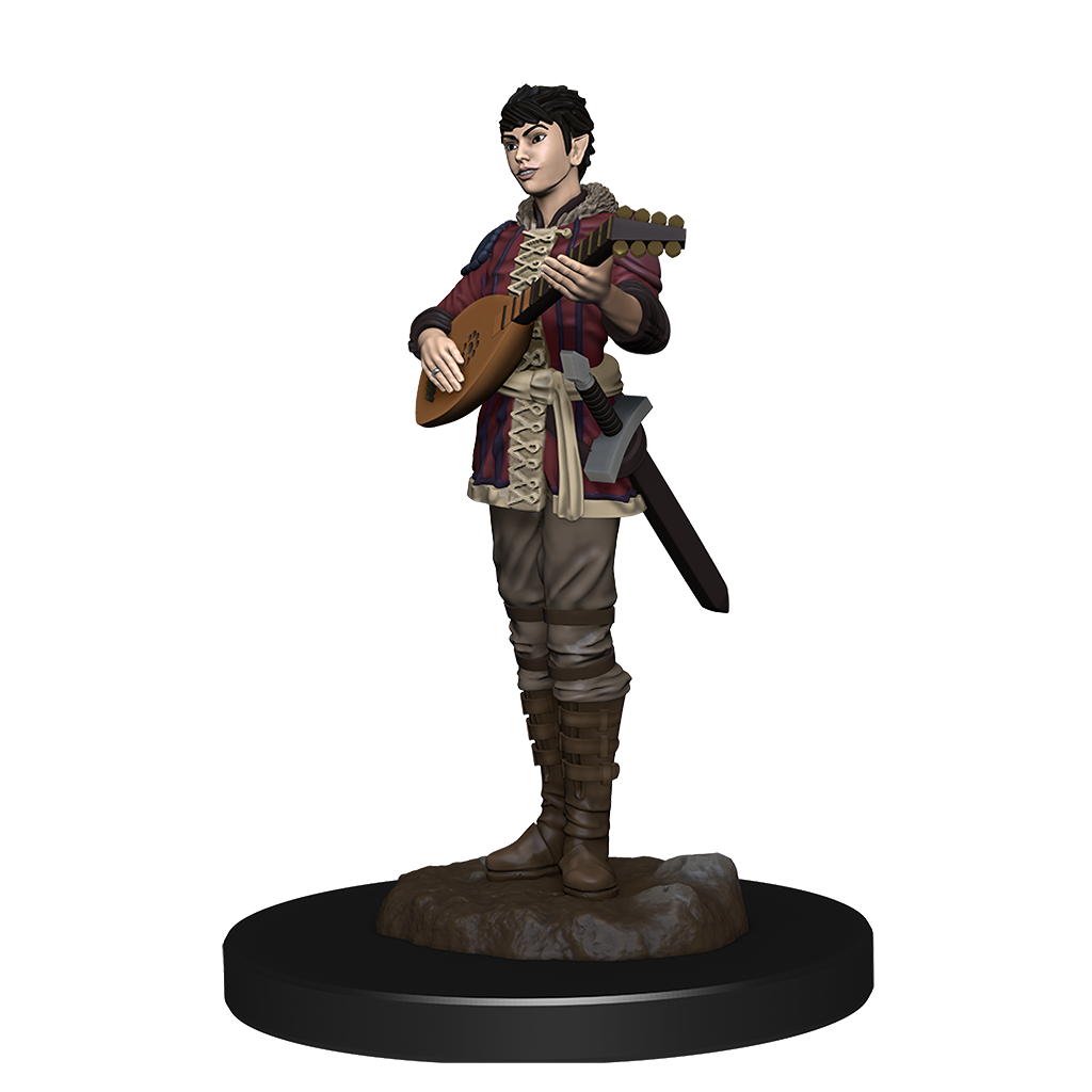 D&D - Half-Elf Bard Female (Premium Painted Figures)