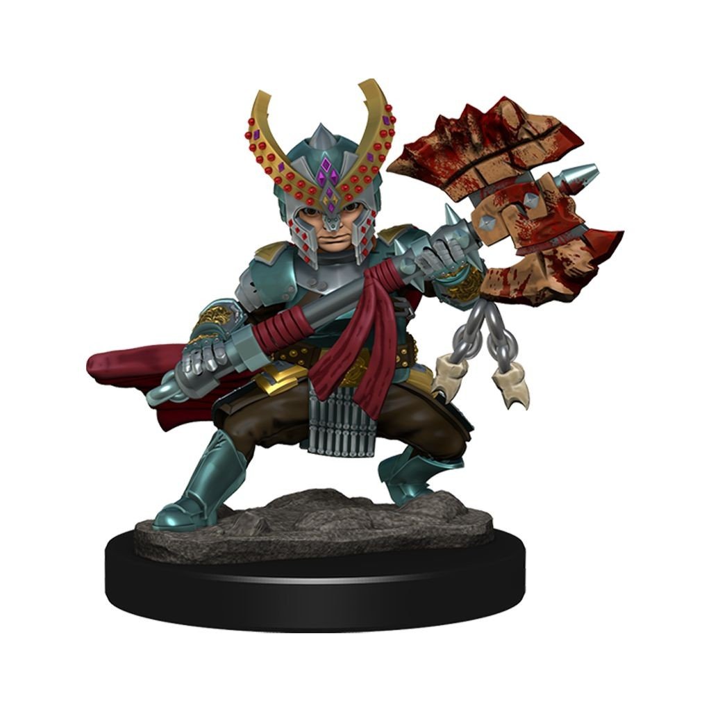 D&D - Halfling Fighter Female (Premium Painted Figures)