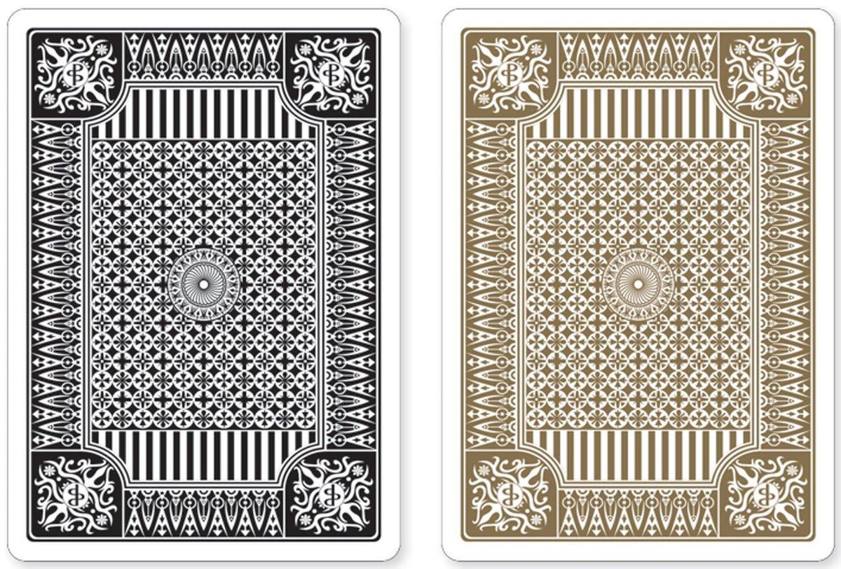 Peter Pauper Prem Cards Poker Black/Gold