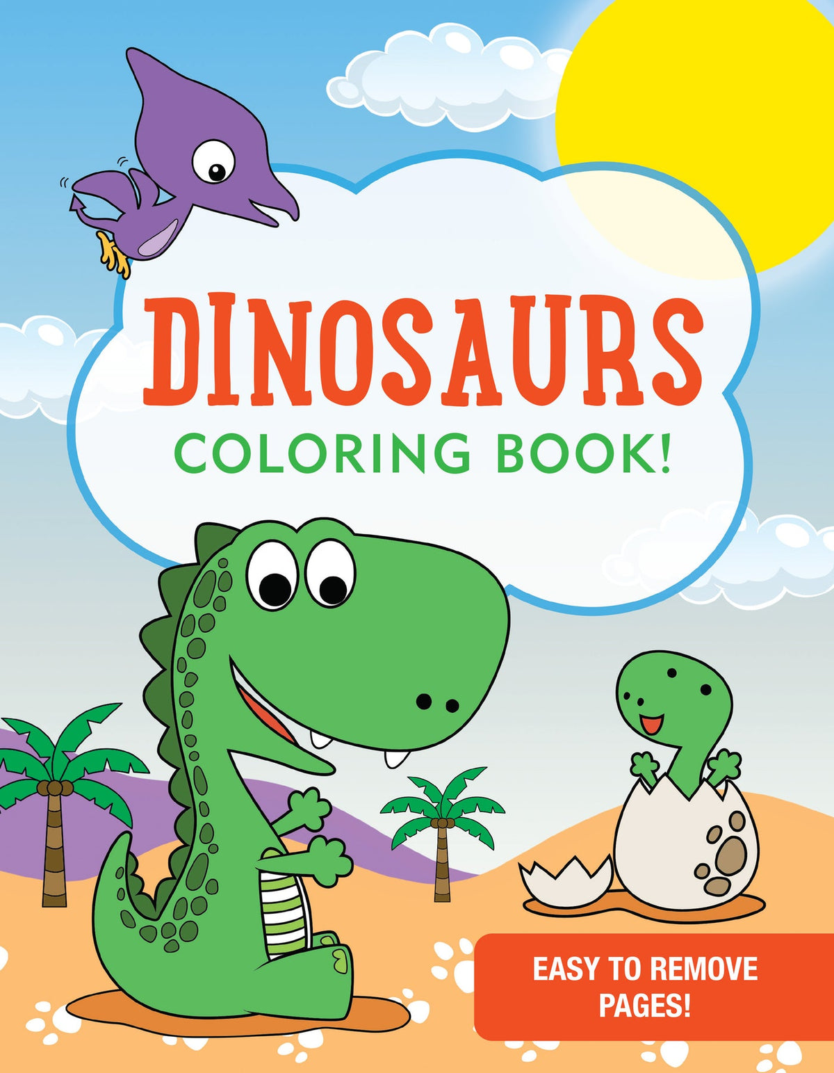 Peter Pauper Dinosaurs Coloring Book