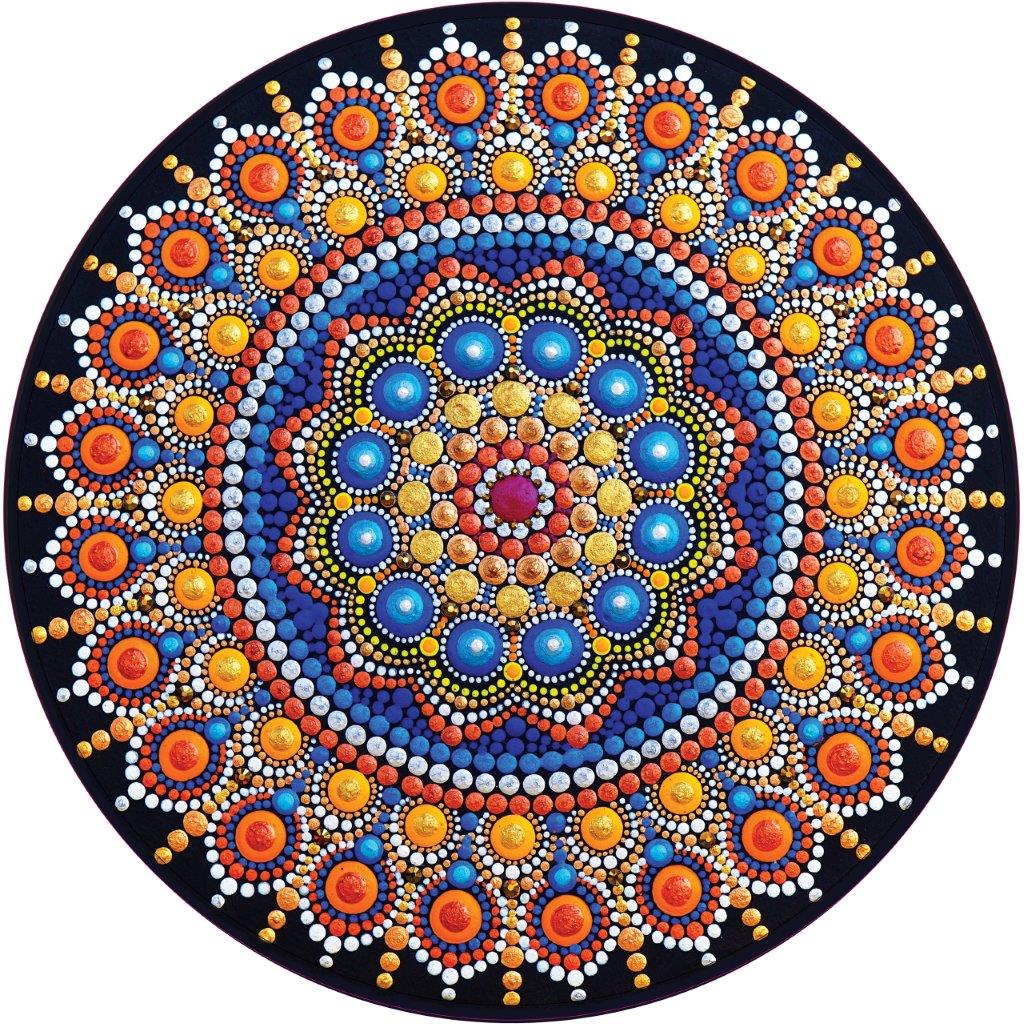 Peter Pauper Puzzle - Round Magical Mandala 1000pc