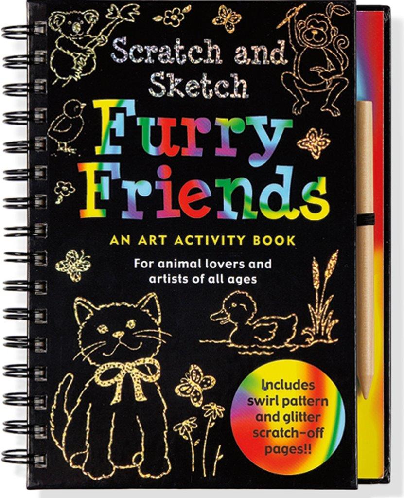 Peter Pauper Scratch & Sketch Furry Friends