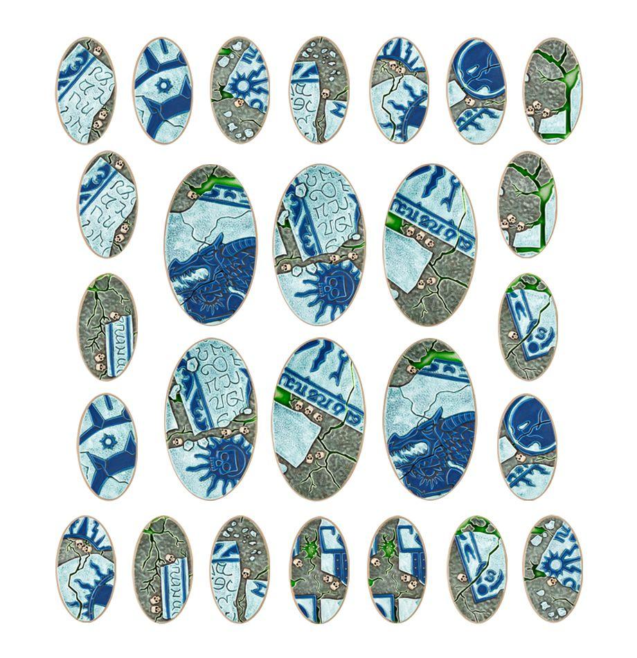 Shattered Dominion: 60 & 90mm Oval Bases (Warhammer Age of Sigmar)