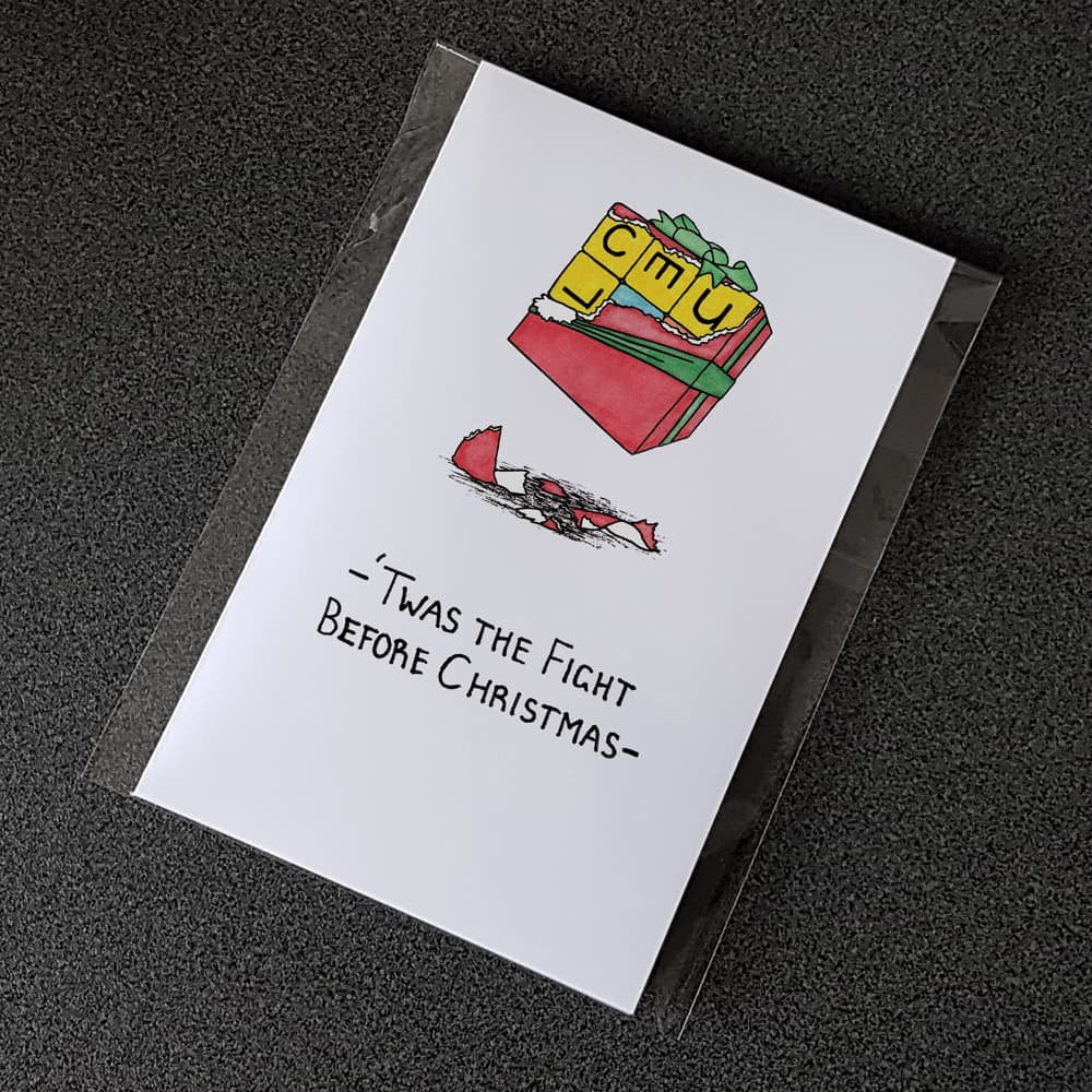 Twas the Fight Before Christmas (Mystery Unfolds Puzzle Card)