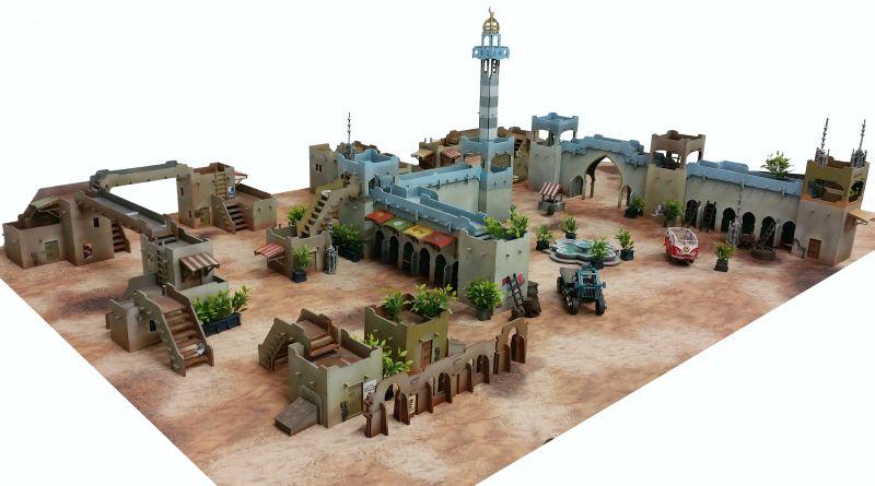 Miniature Scenery - Oasis Medium Walls X2