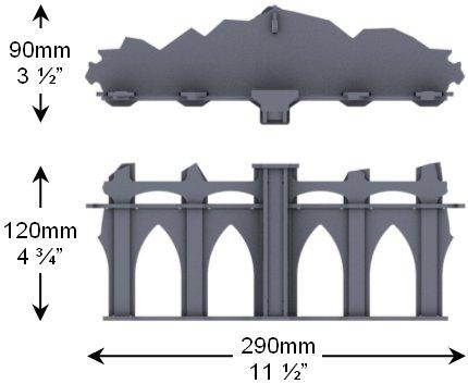 Miniature Scenery - Pantheon Straight
