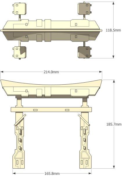 Miniature Scenery - Torii Arch