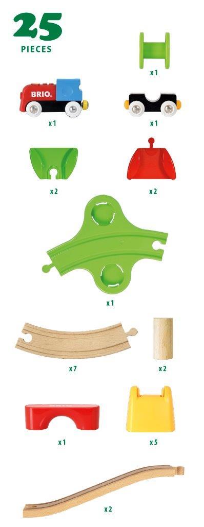 Brio - My First Railway Battery Train Set 25 pcs