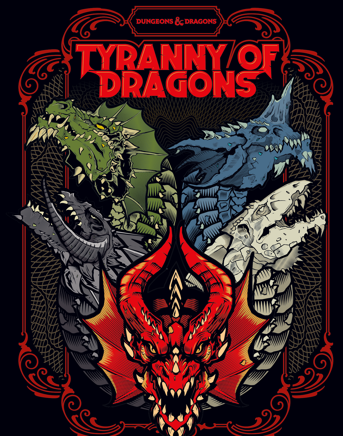 D&D Adventure - Tyranny of Dragons (Alternative Cover)