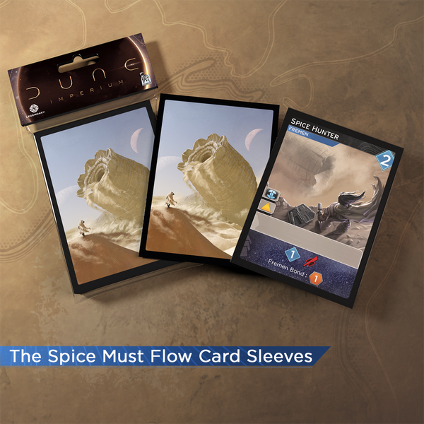 Dune: Imperium - Premium Card Sleeves (The Spice Must Flow) - Goldfields Toys & Games Dune: Imperium - Premium Card Sleeves (The Spice Must Flow) - Goldfields Toys & Games