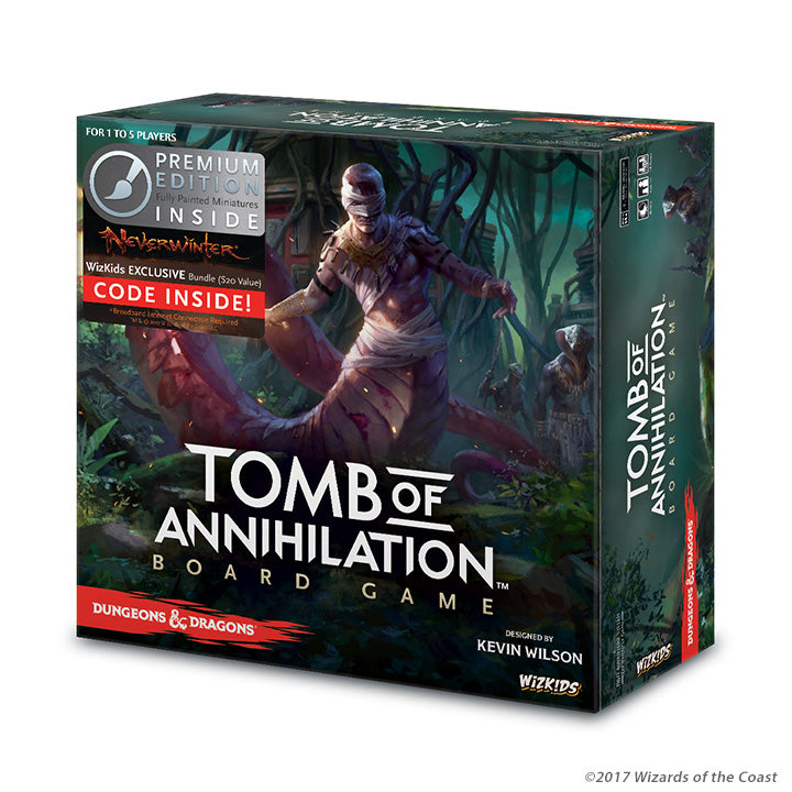 D&D Tomb of Annihilation (Premium Edition) - Adventure System Board Game