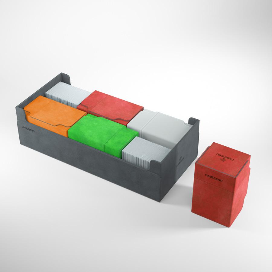 Gamegenic Dungeon 1100+ Convertible Premium Deck Box - Midnight Grey