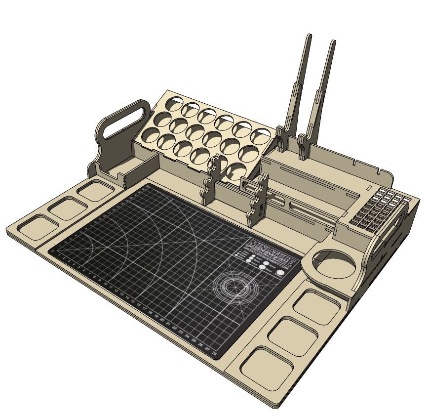 Miniature Scenery - Portable Workstation