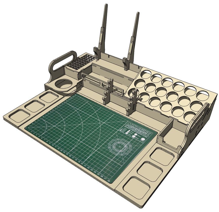 Miniature Scenery - Portable Workstation