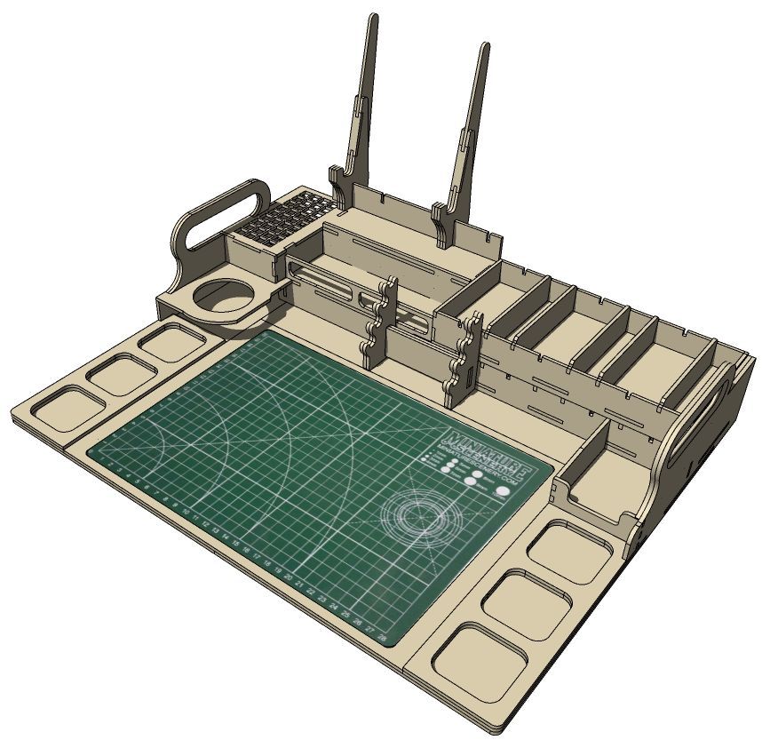 Miniature Scenery - Portable Workstation