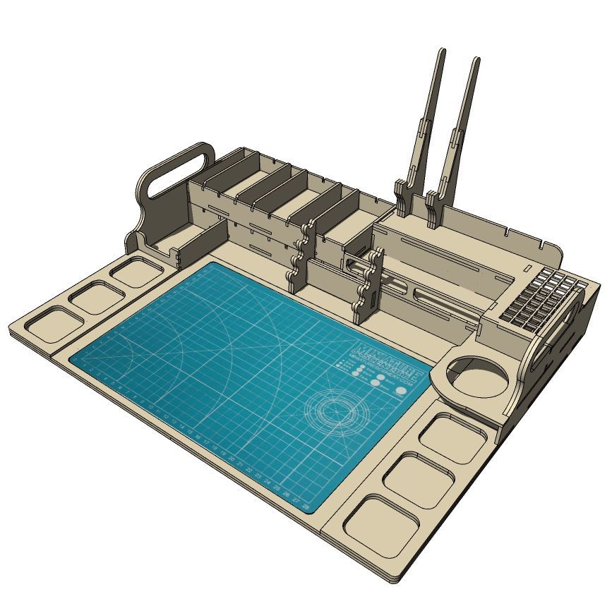 Miniature Scenery - Portable Workstation