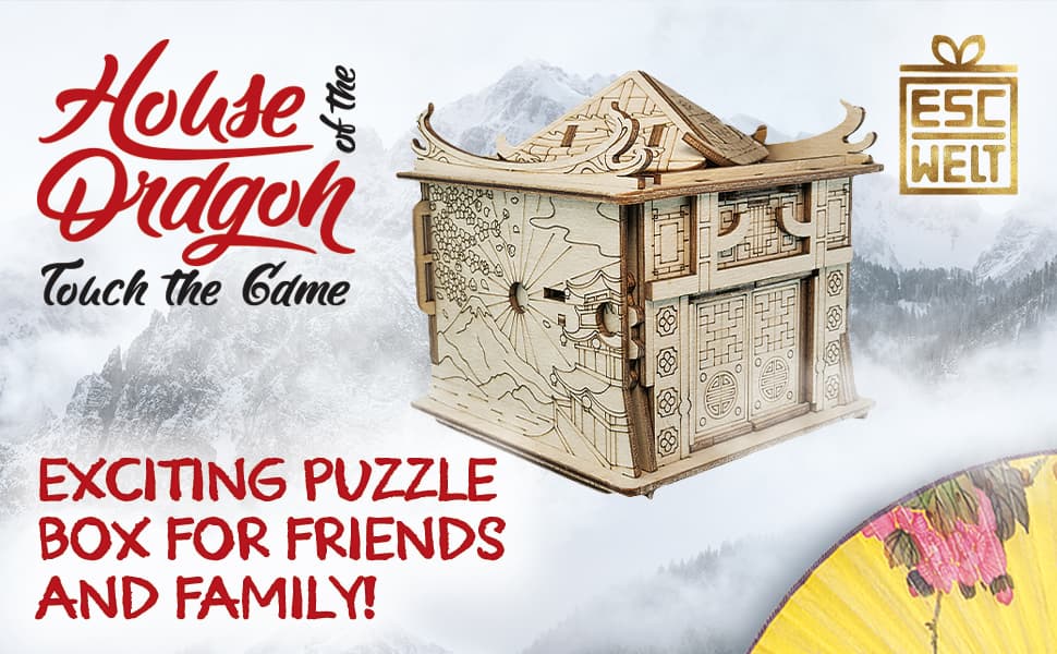 House of the Dragon - Escapeweldt Escape Room Puzzle Box