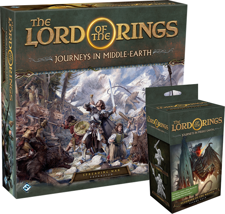 The Lord of the Rings: Journeys in Middle-Earth - Spreading War & Scourges of the Wastes (Expansion Bundle)