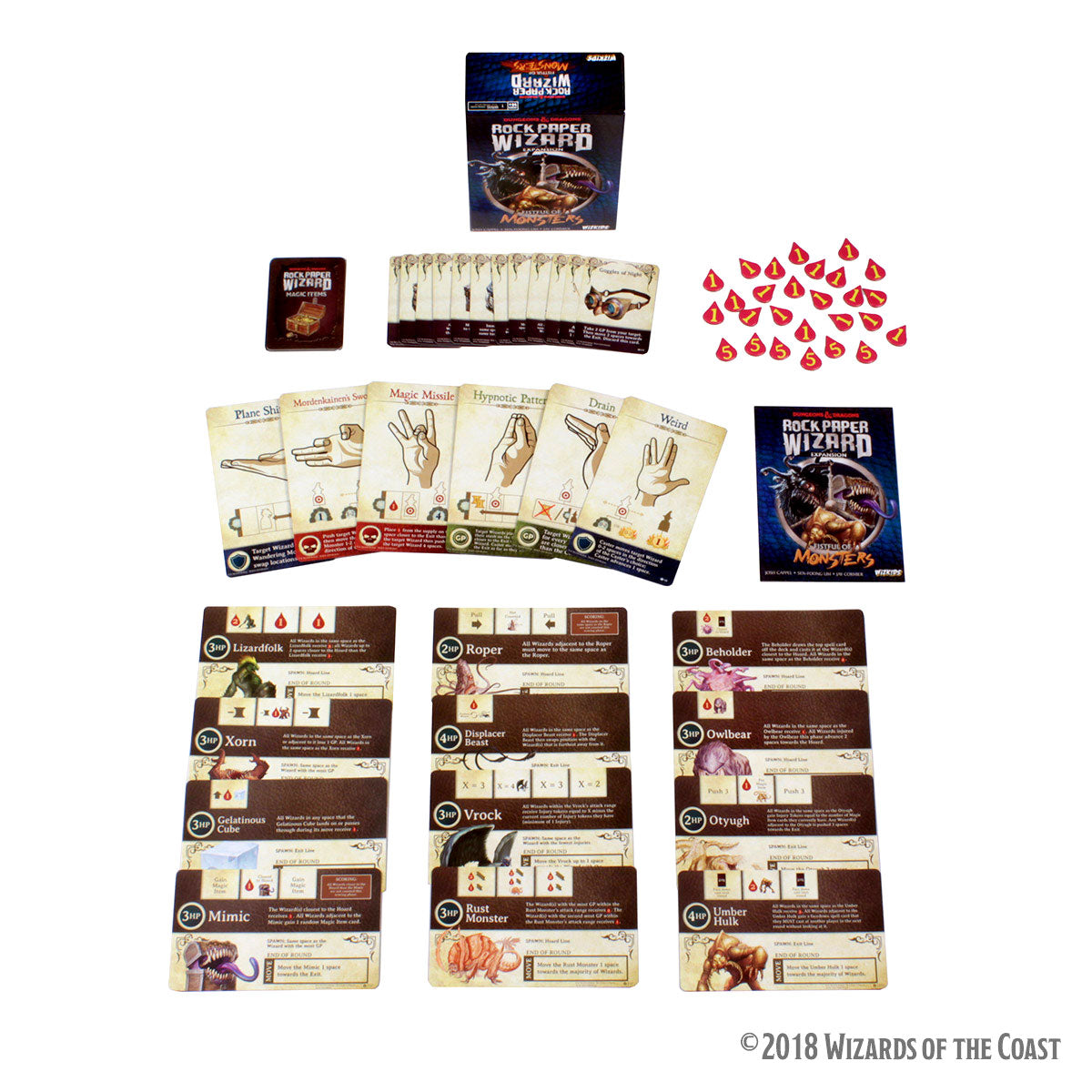 D&D Rock Paper Wizard - Fistful of Monsters Expansion