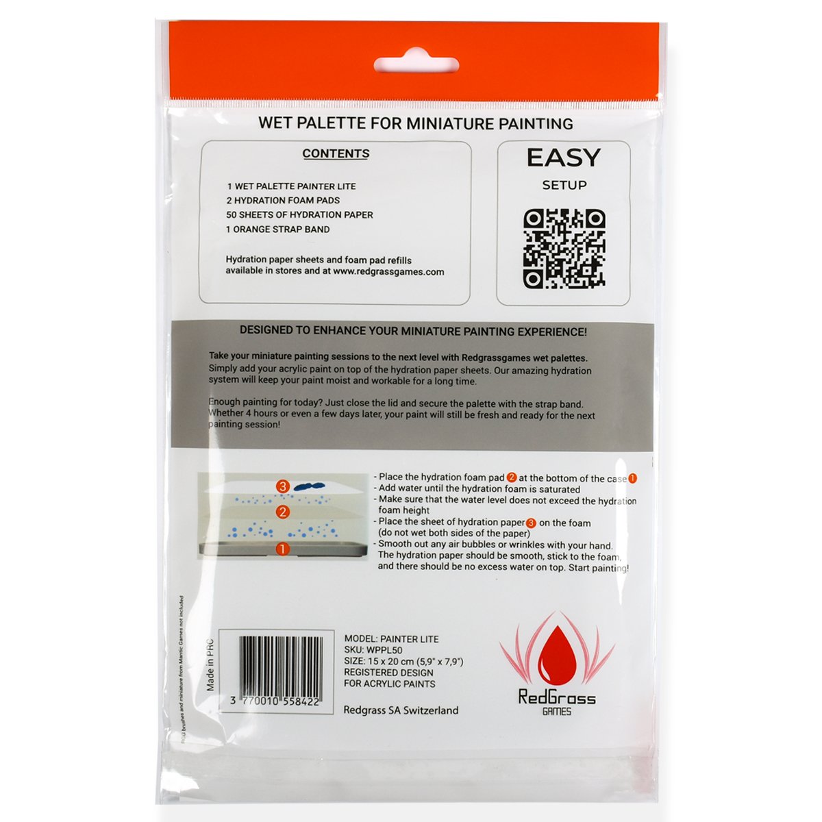 Redgrass Everlasting Wet Palette - Painter Lite