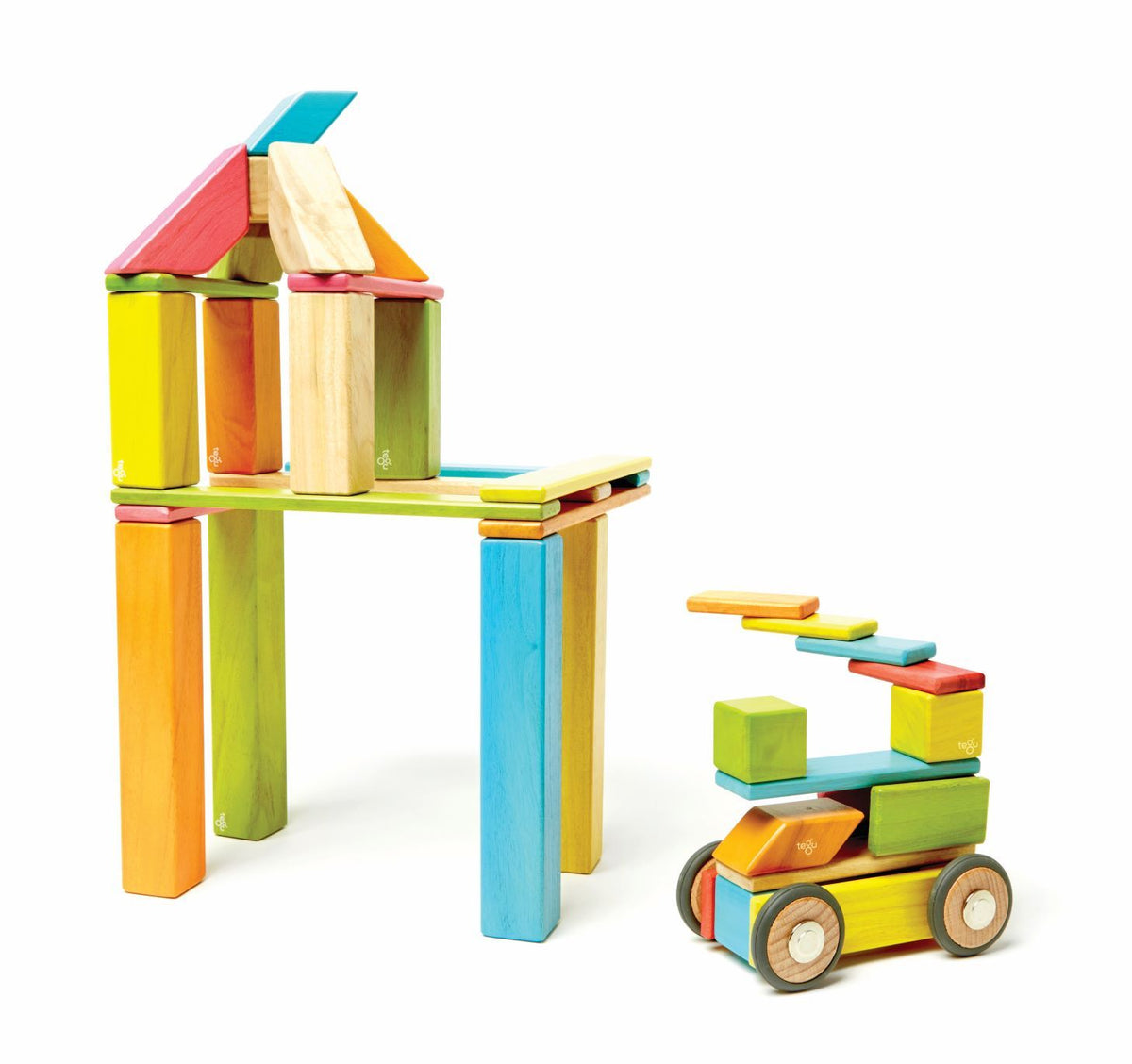 Tegu Magnetic Wooden Blocks - Classics 42 Pieces