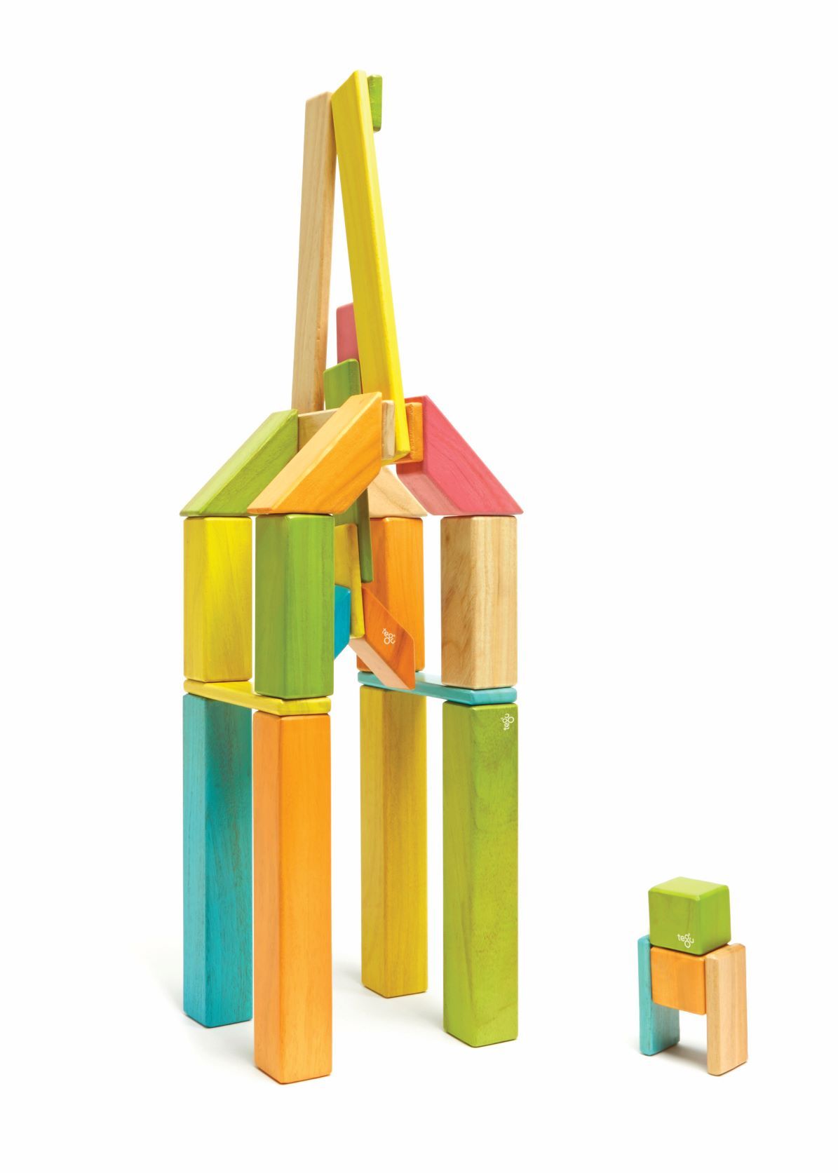Tegu Magnetic Wooden Blocks - Classics 42 Pieces