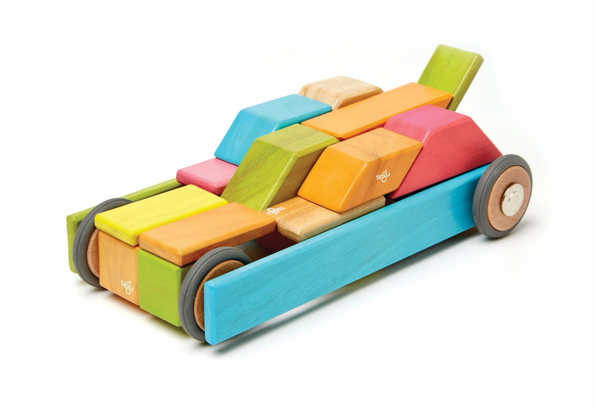 Tegu Magnetic Wooden Blocks - Classics 42 Pieces