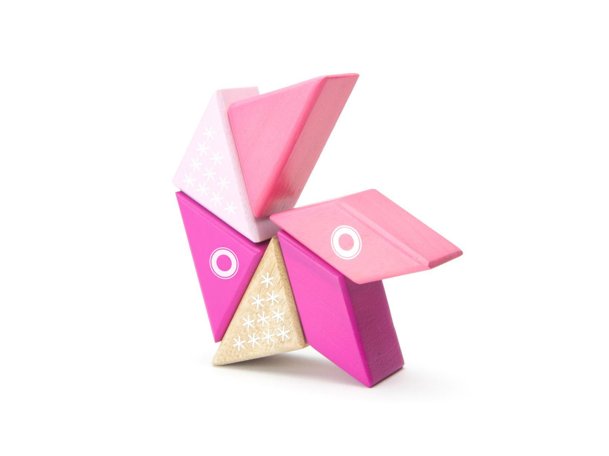 Tegu Magnetic Wooden Blocks - Travel Pals - Kitty