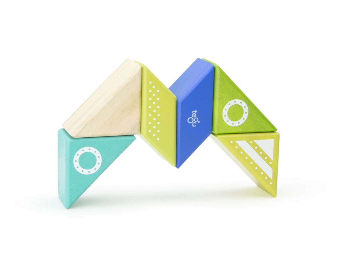 Tegu Magnetic Wooden Blocks - Travel Pals - Spaceship