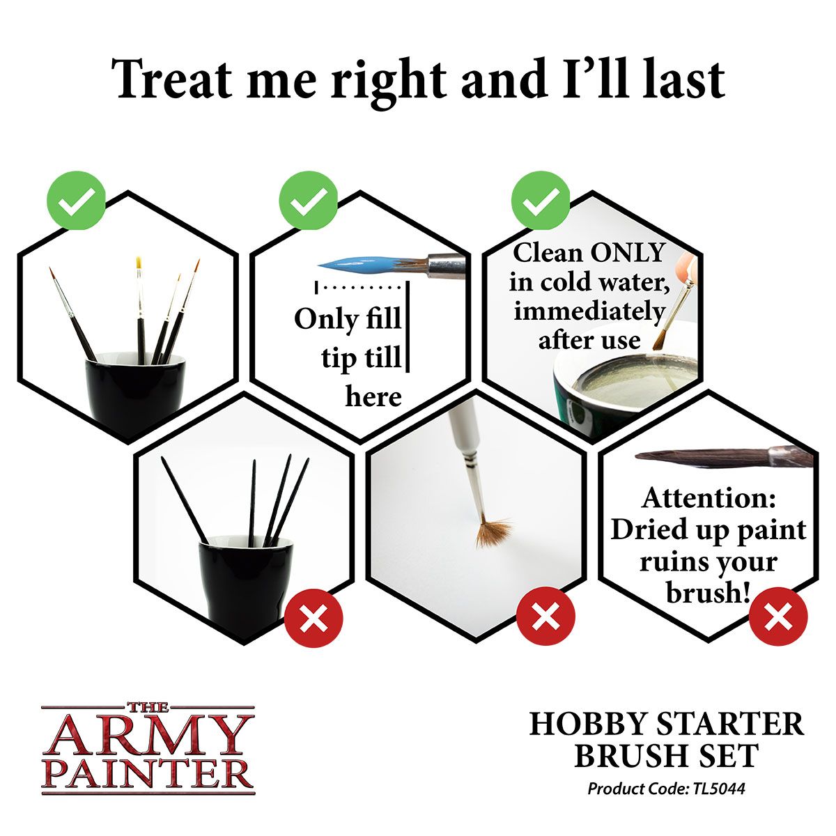 Hobby Starter Brush Set (The Army Painter)