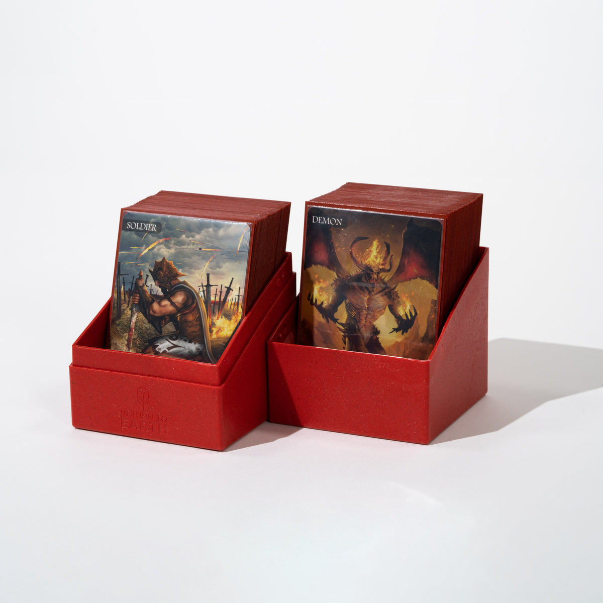 Ultimate Guard Boulder 100+ Return to Earth Deck Box - Red