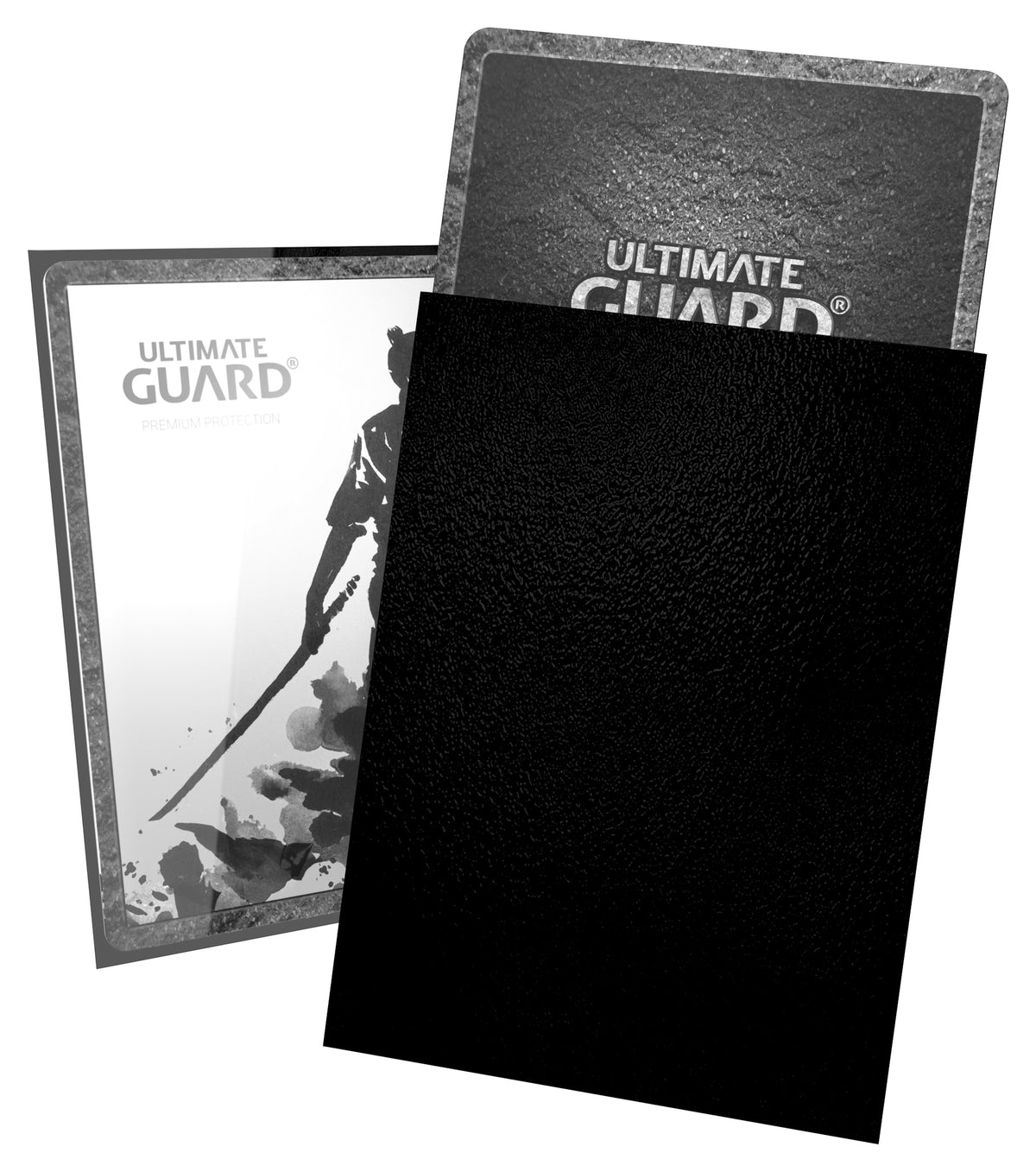 Ultimate Guard Katana Sleeves - Black - Standard-Size (100 Sleeves)