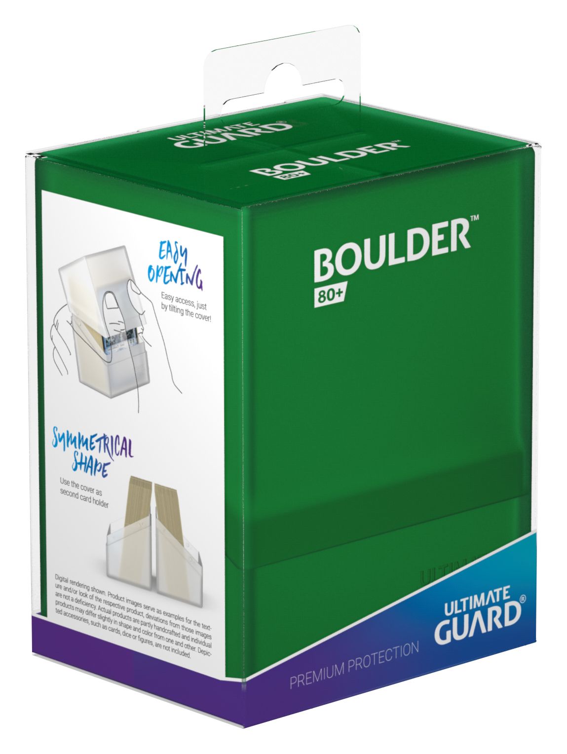 Ultimate Guard Boulder 80+ Deck Box - Emerald