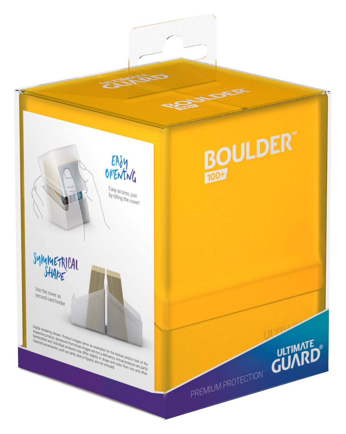 Ultimate Guard Boulder 100+ Deck Box - Amber