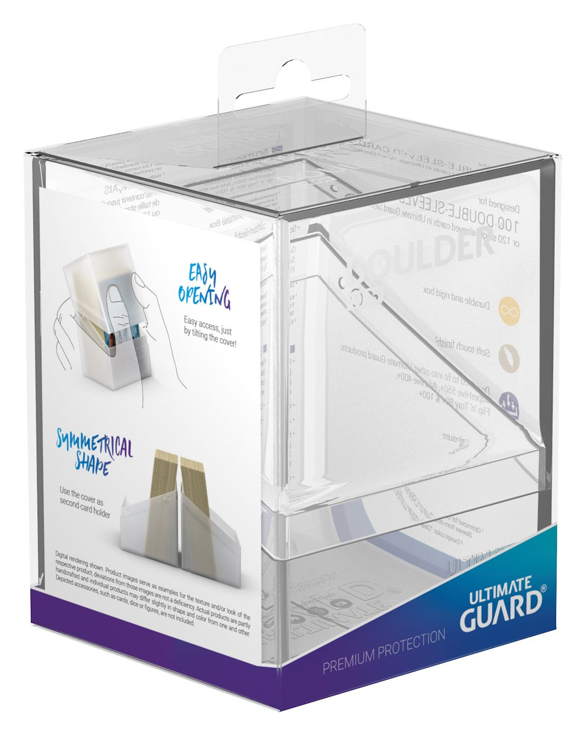 Ultimate Guard Boulder 100+ Deck Box - Clear