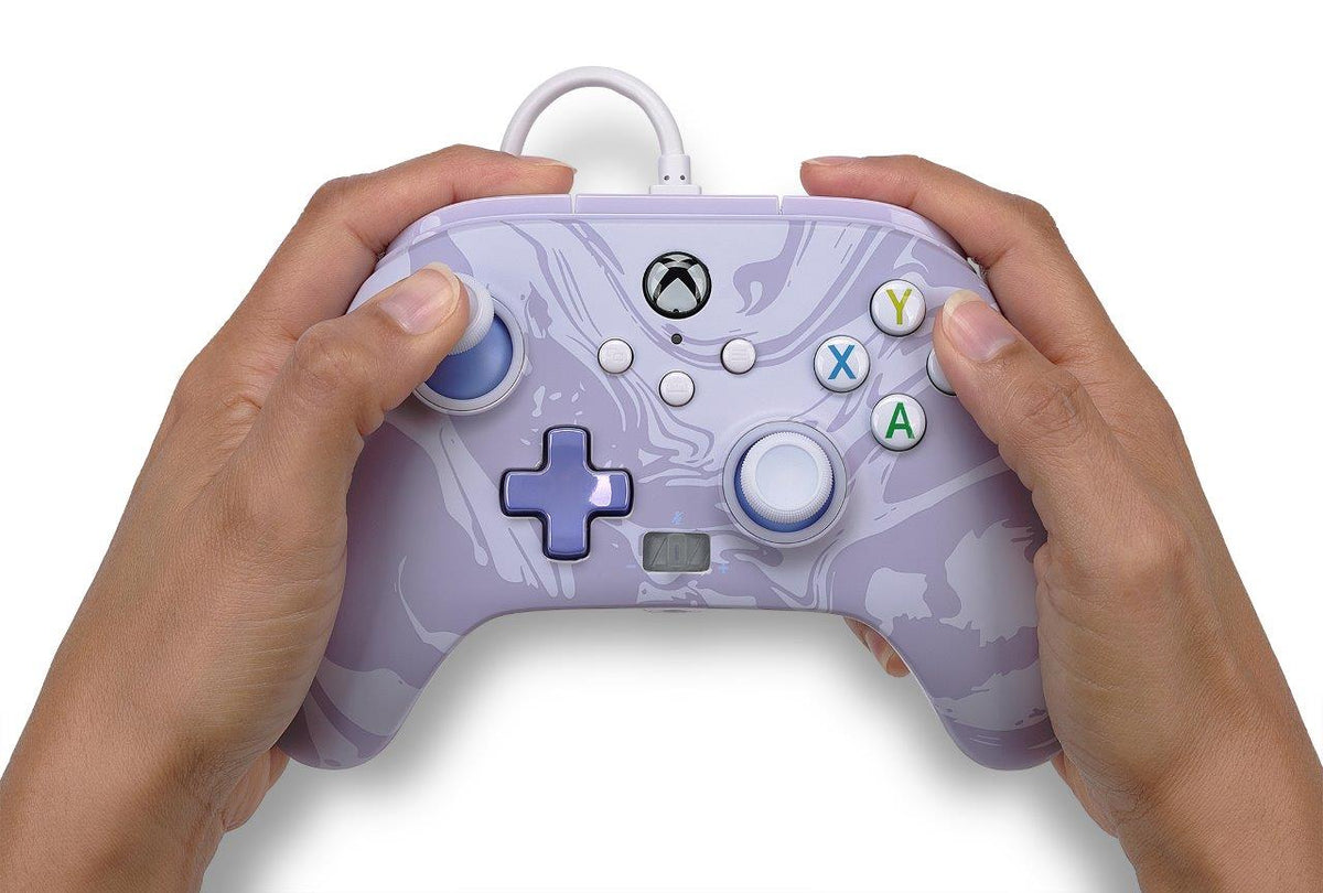 PowerA Enhanced Wired Controller for Xbox Series X|S - Lavender Swirl