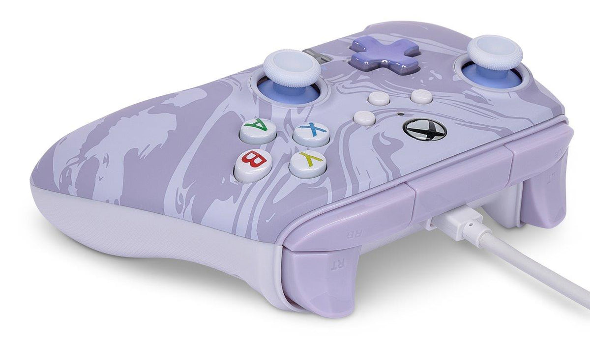 PowerA Enhanced Wired Controller for Xbox Series X|S - Lavender Swirl