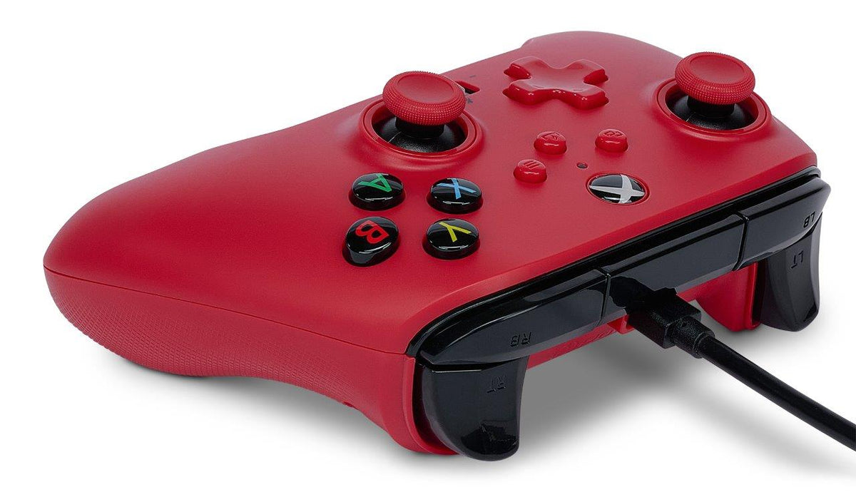 PowerA Enhanced Wired Controller for Xbox Series X|S - Artisan Red