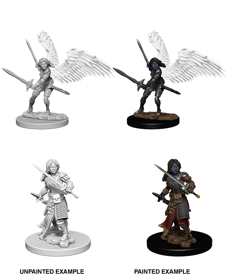 D&D - Aasimar Female Paladin (Nolzurs Marvelous Unpainted Miniatures)