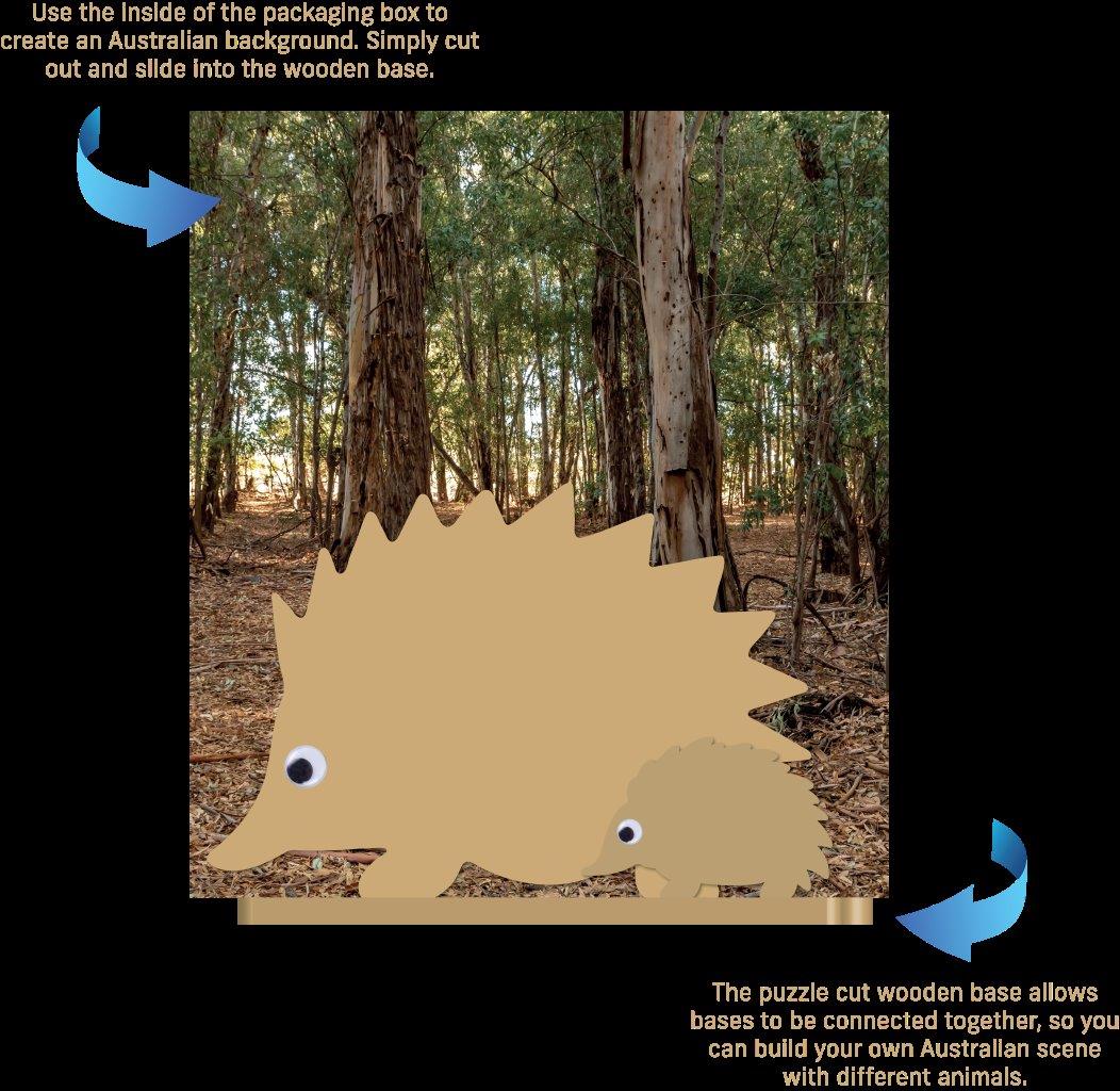 Create Your Own: Echidna and Puggle (Australian Geographic)