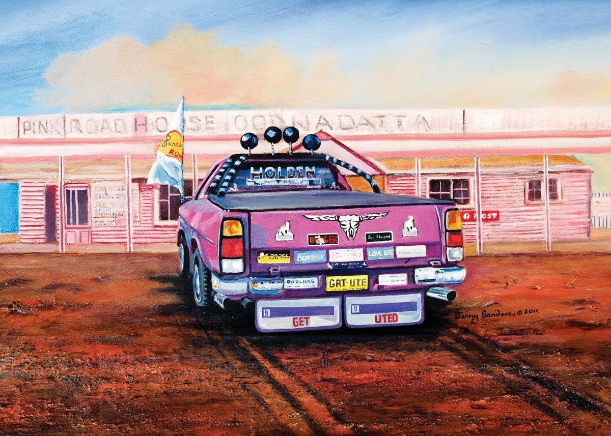 Jenny Sanders: Pink Roadhouse 1000pc (Blue Opal Puzzle)