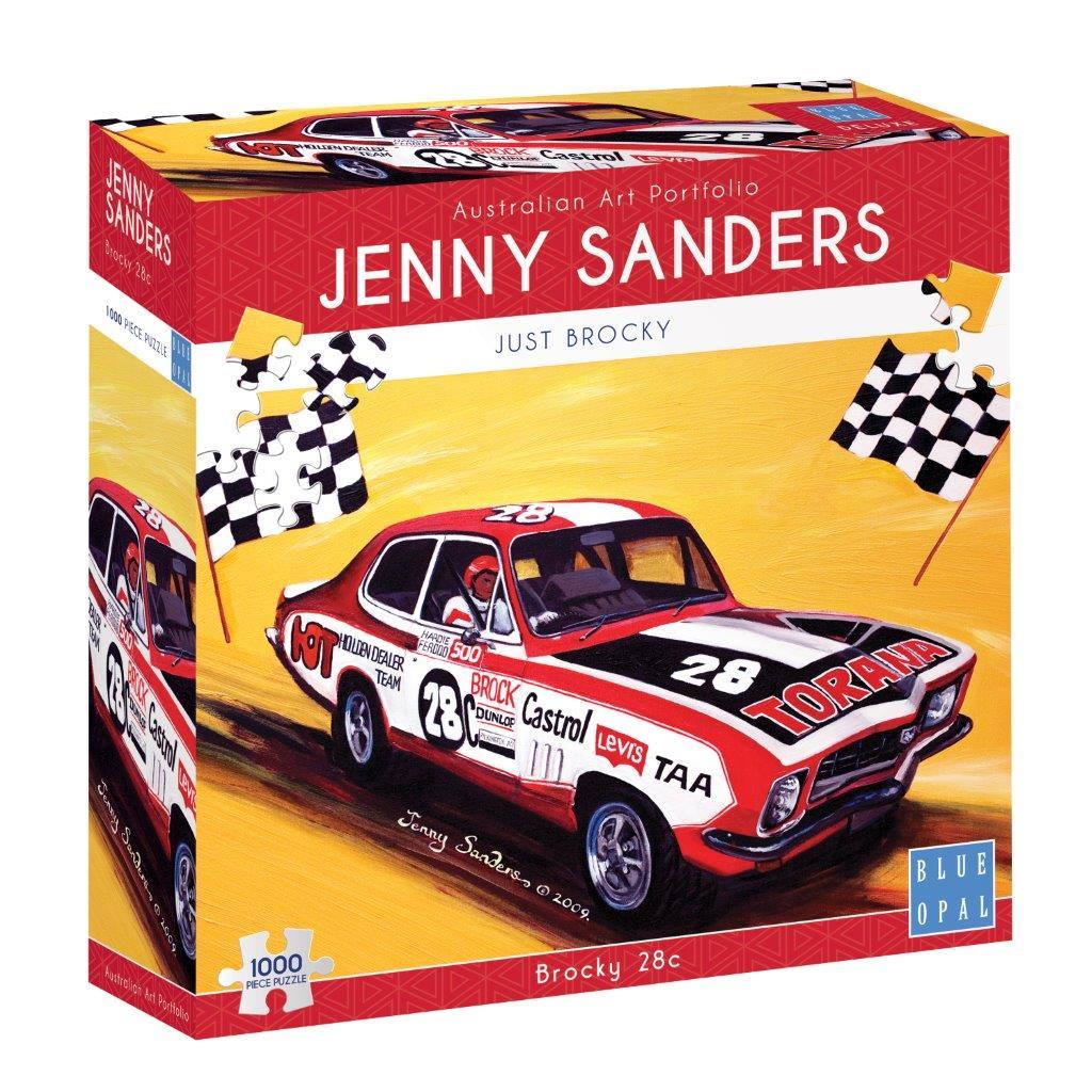 Jenny Sanders: Brocky 28c 1000pc (Blue Opal Puzzle)