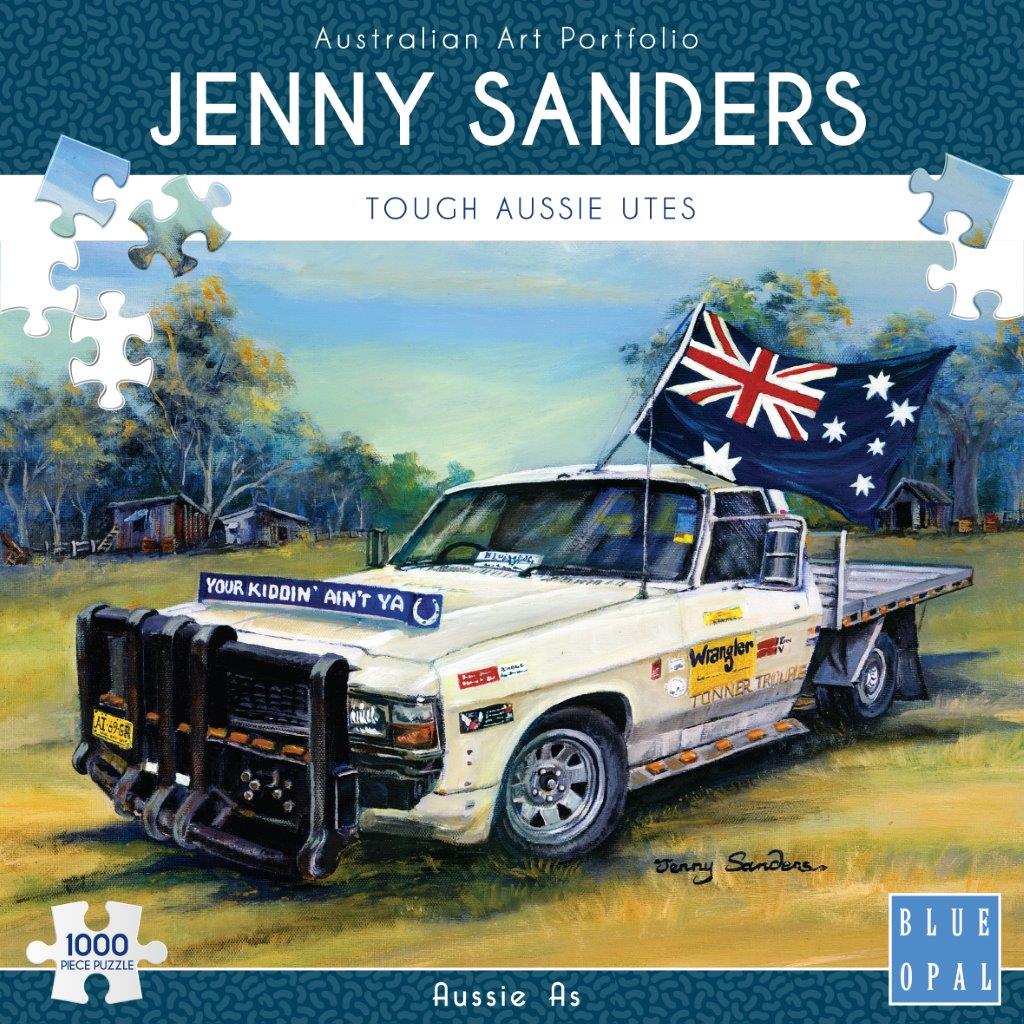 Jenny Sanders: Aussie As 1000pc (Blue Opal Puzzle)