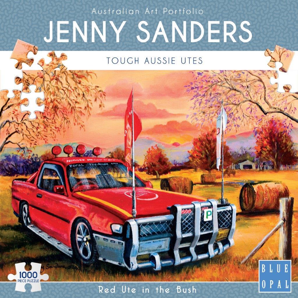Jenny Sanders: Red Ute in the Bush 1000pc (Blue Opal Puzzle)