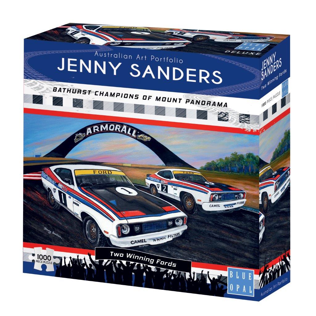 Jenny Sanders: Two Winning Fords 1000pc (Blue Opal Puzzle)