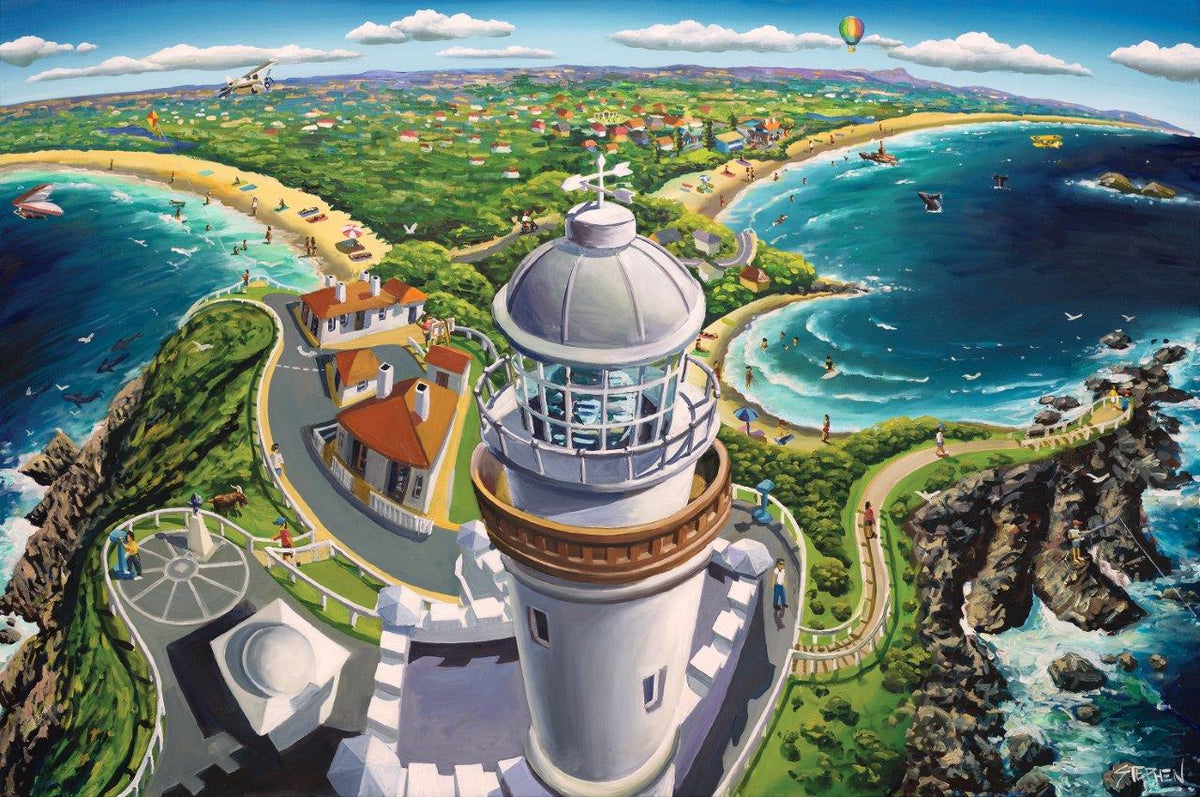 Stephen Evans: Byron Bay 1000pc (Blue Opal Puzzle)