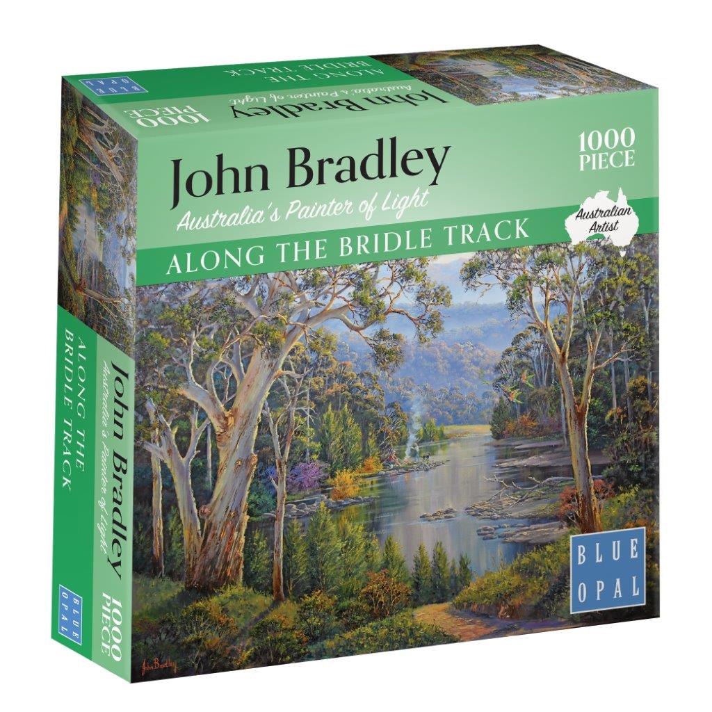 John Bradley: Along the Bridle Track 1000pc (Blue Opal Deluxe Puzzle)