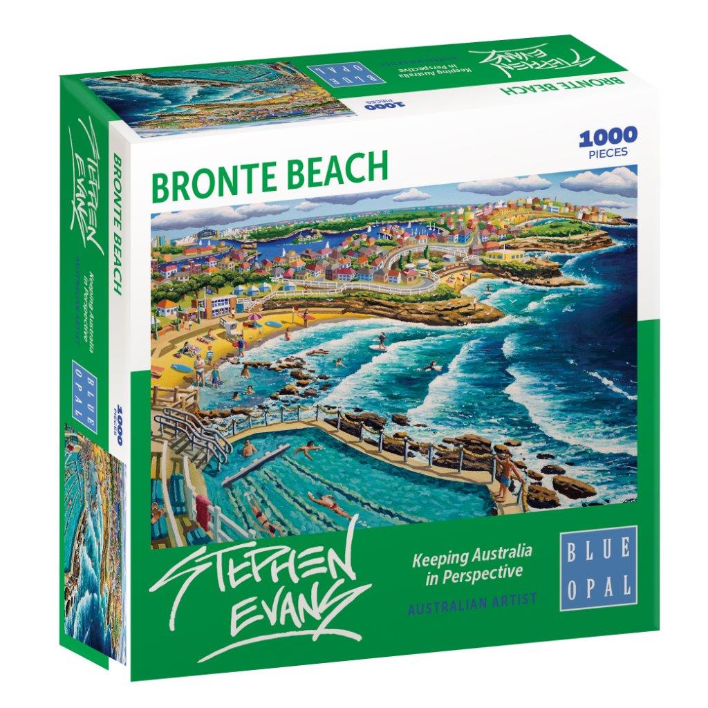 Stephen Evans: Bronte Beach 1000pc (Blue Opal Deluxe Puzzles)