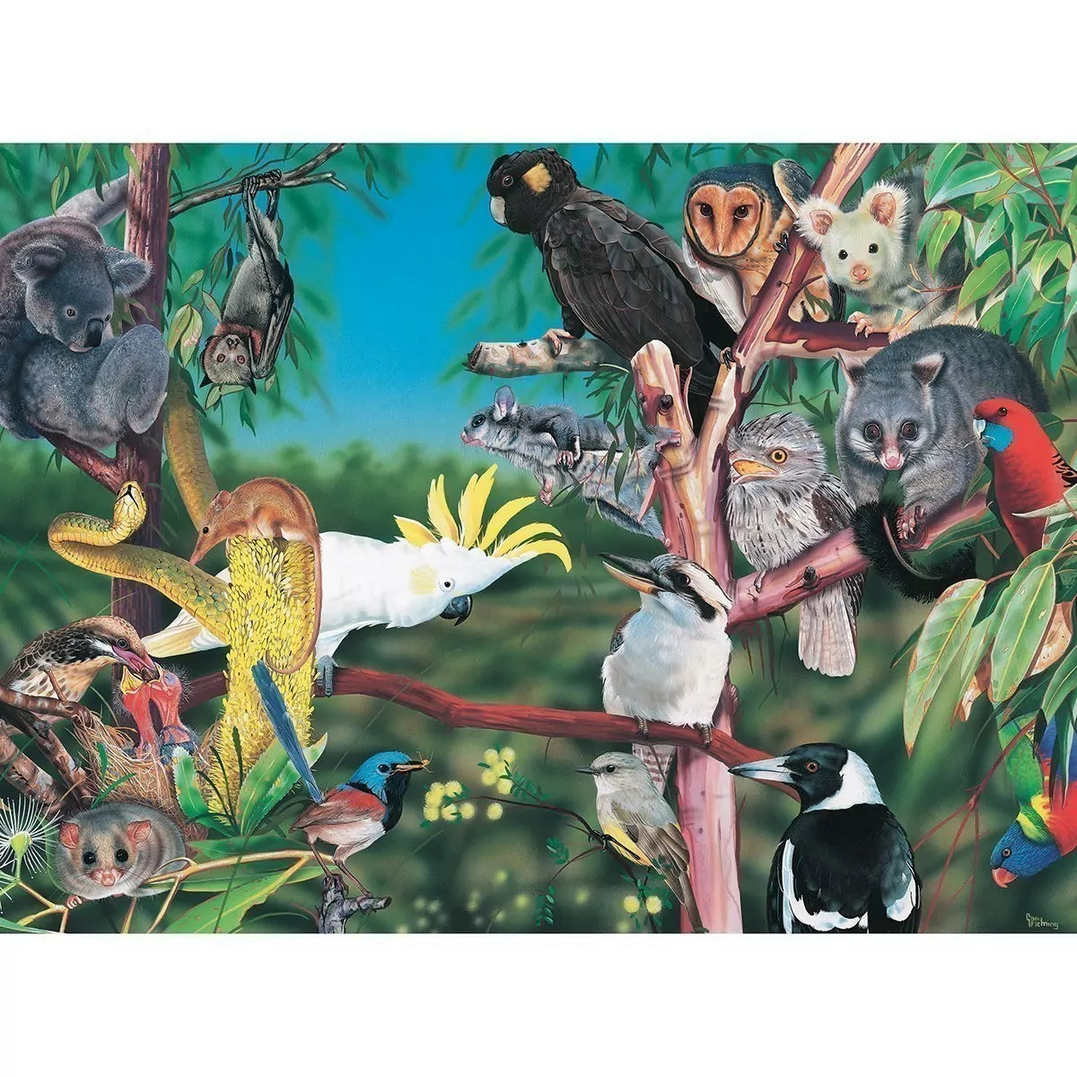 Blue Opal - Wild Aust In the Treetops 300pc