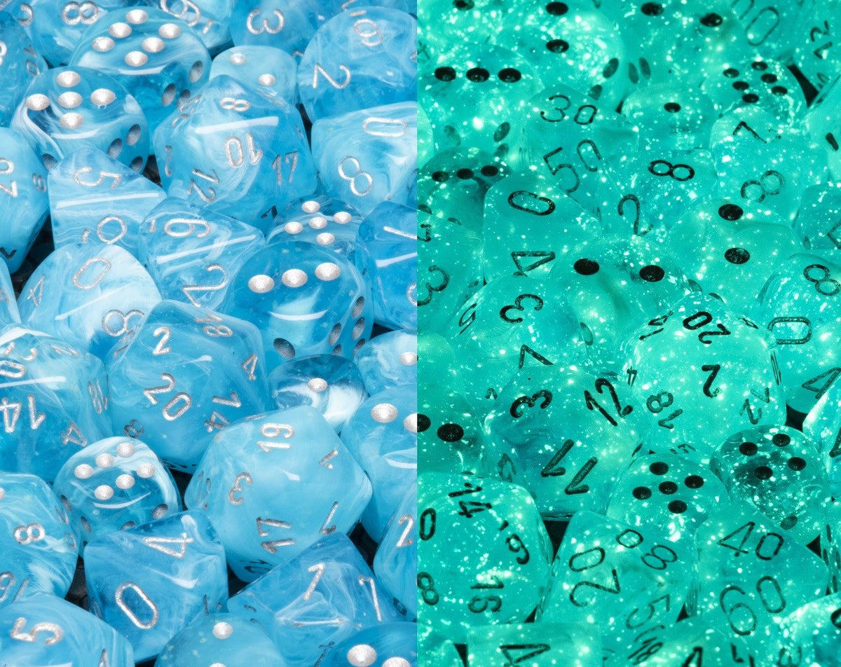 CHX 27566 Luminary Sky/silver (Polyhedral 7-Die Set)